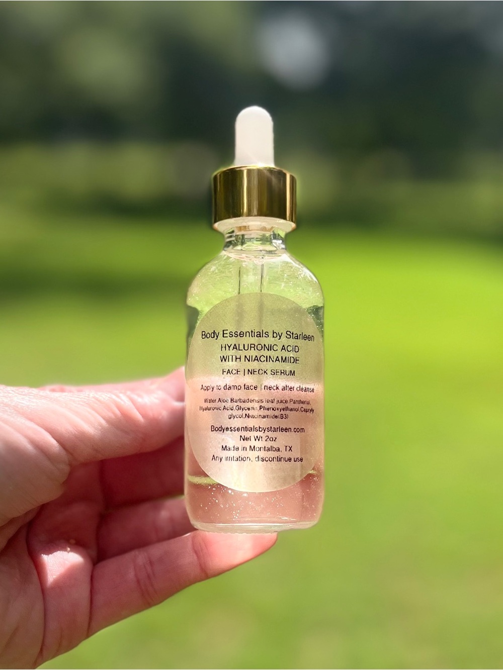 Handcrafted Hyaluronic acid with Niacinamide 2oz